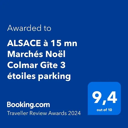 Alsace Gite 3Etoiles Climatise Prox Colmar, Eguisheim, Parking, Jardin Oberhergheim